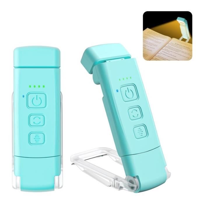 Lampe à Pince - AMOUNE - Fonction Minuterie - Rechargeable USB - 9 LEDs - Design Contemporain