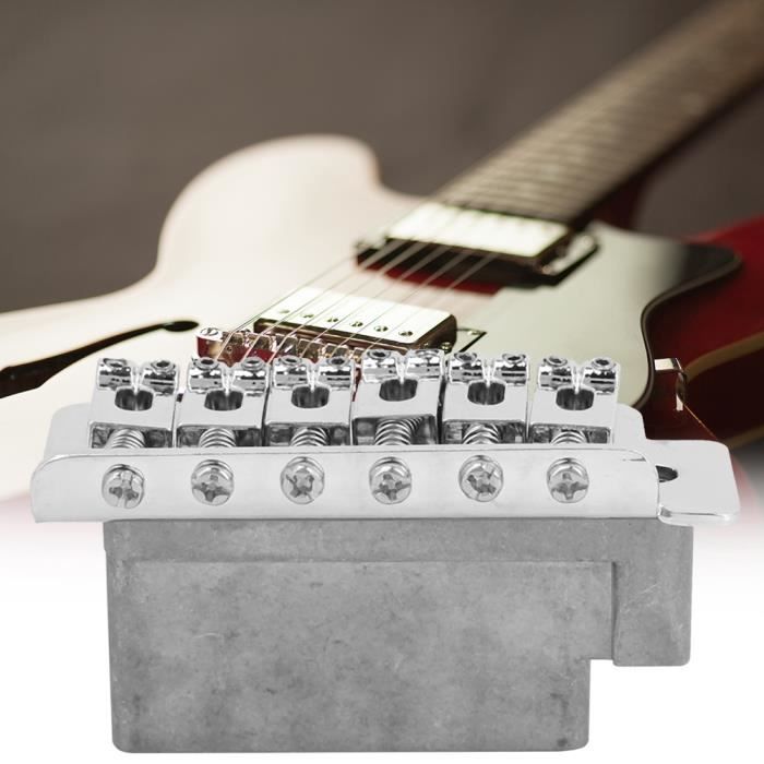 6 Selles De Chevalet Pour Guitare électrique - Alliage Zinc, 3 Hauteurs Différentes (kit Réglage) - 10