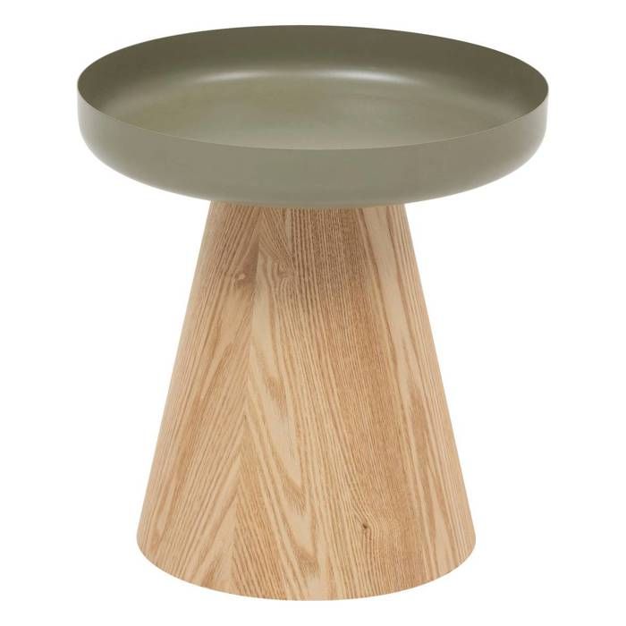 Table dappoint Hercyna vert de gris D. 40 cm - Atmosphera Créateur dintérieur