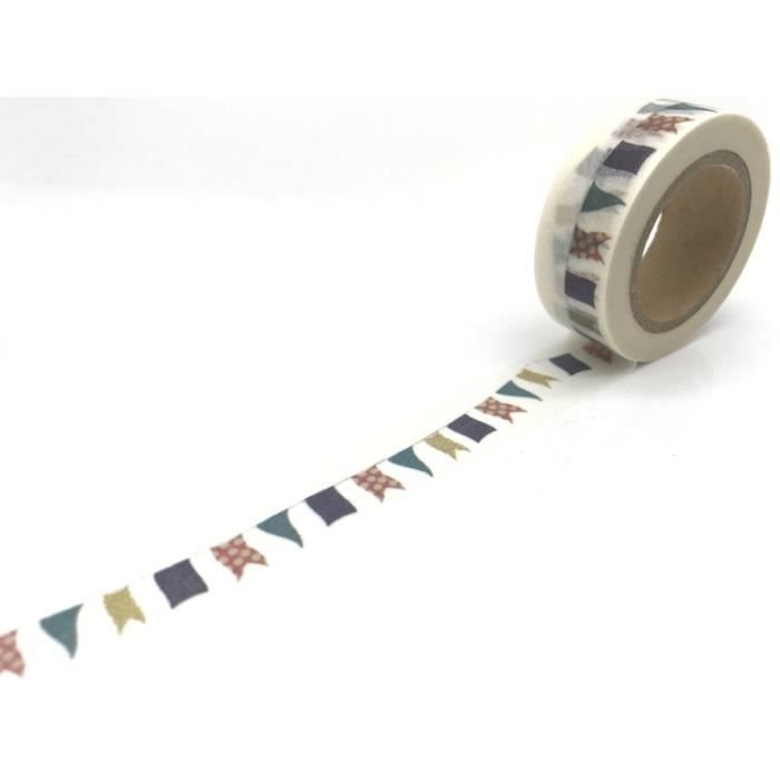 Masking Tape (ruban De Masquage) 10 Mètres X 15 Mm – Motif Oies – Pour Scrapbooking, Déco DIY – Neuf