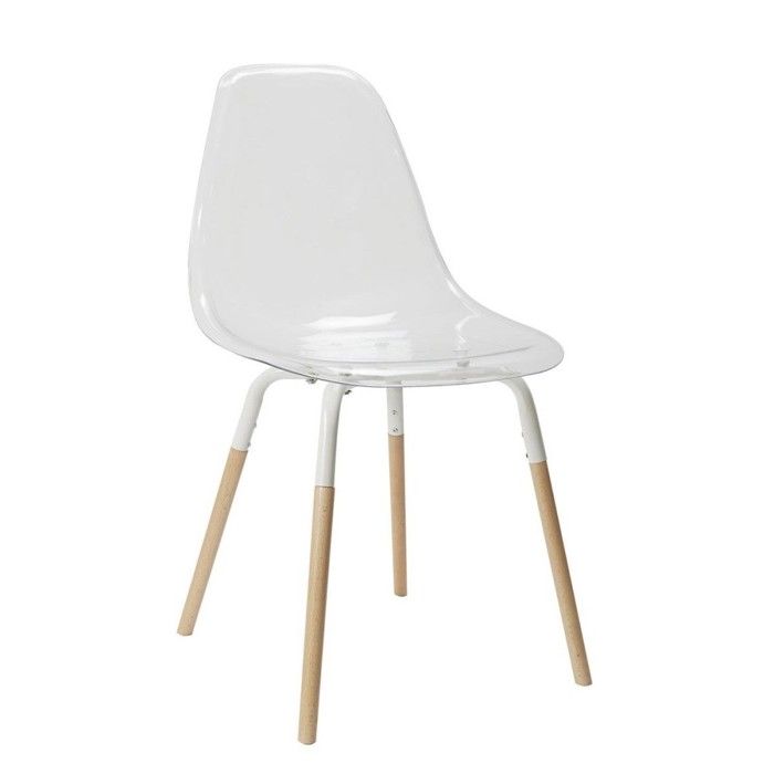 Chaise scandinave Phenix transparente Chaise scandinave Phenix transparente