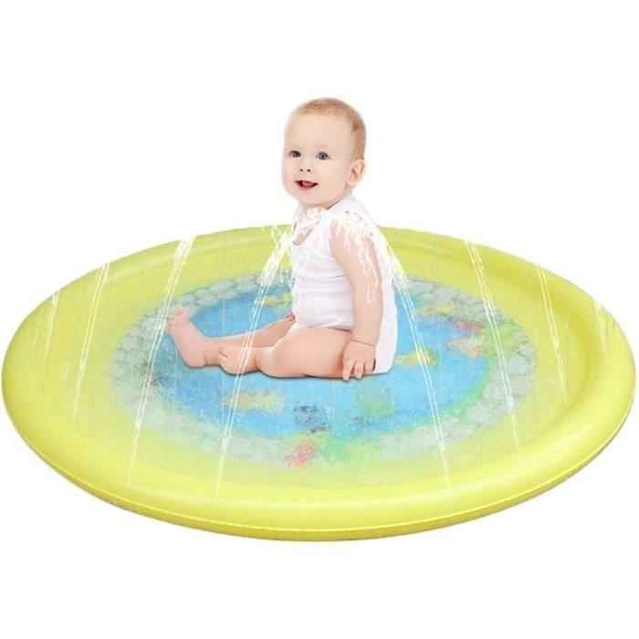 Piscine Gonflable Familiale 150x100x50cm - Pataugeoire Rectangulaire Pour Jardin Et Balcon