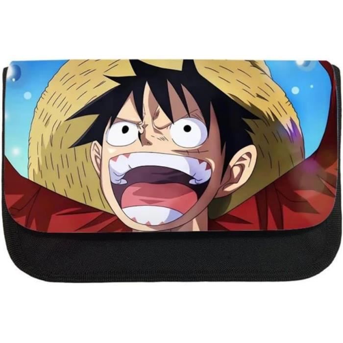 Anime Trousse À Crayons Grande Capacité Luffy Zoro Sac À Crayons Porte ...