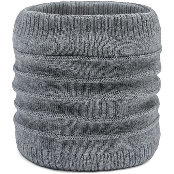Faux Col Roulé Homme Cache-Cou Amovible Tricoté Col Roulé Chaud