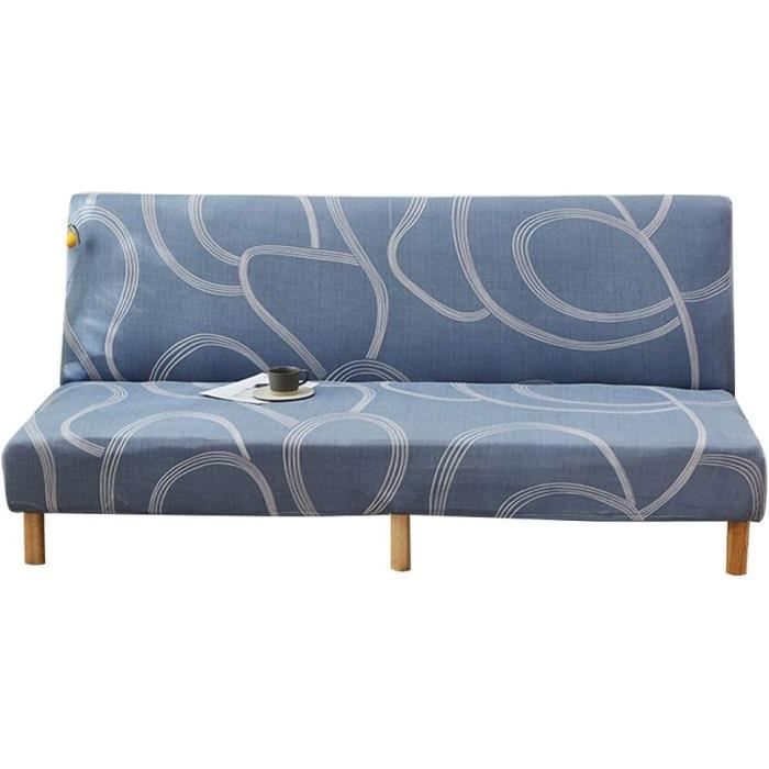 Housse De Canapé Extensible 2-3 Places - Protection Anti-taches Pour Familles Avec Enfants Et Animaux - Style Avec Volants