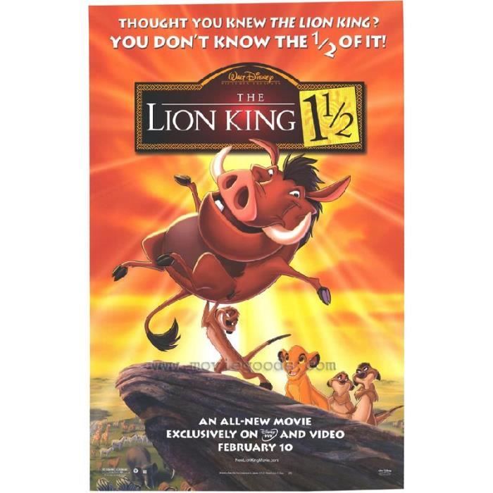 Poster Du Dessin Anime Le Roi Lion Dimensions 28 X 43 Cm Achat Vente Affiche Poster Poster Du Dessin Anime Le Roi Cdiscount