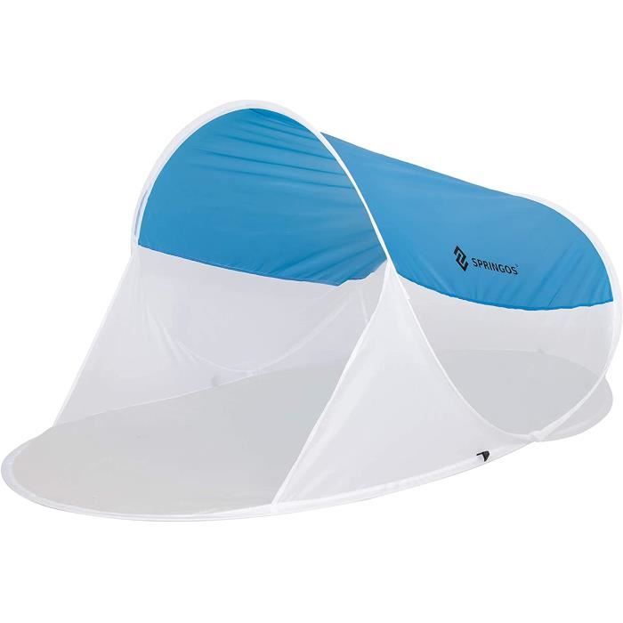 Tente De Plage Pop Up Alvantor - 4 Places, Anti-UV, Moustiquaire - Parfaite Pour Le Camping !