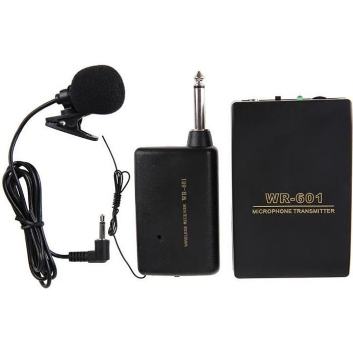 XUY Microphone sans fil -  - WR601 - Noir - Amplification p&eacute;dagogique - Conf&eacute;rence 