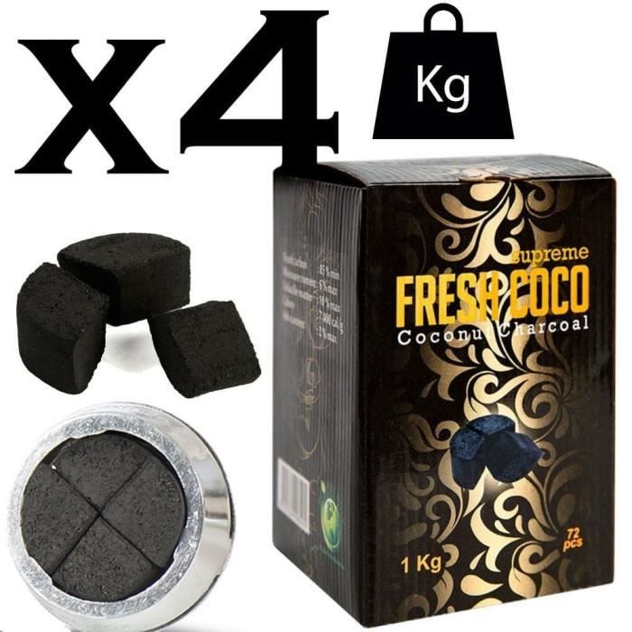 charbon chicha pour KALOUD Fresh Coco Suprême BROHOOD et CHAUFFE CHARBON
