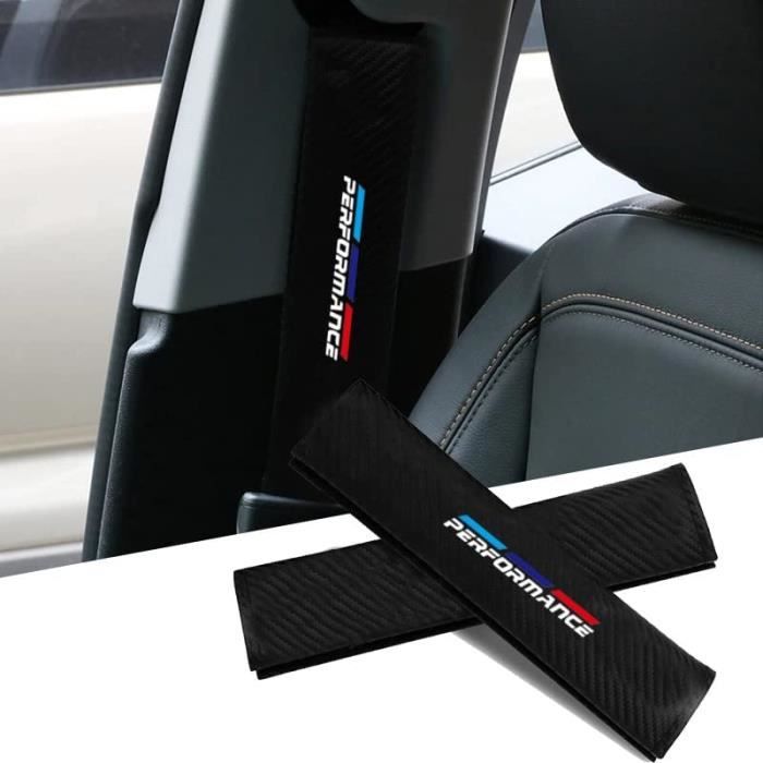 Housse de ceinture de voiture, rembourrage de protection de ceinture de  siège de voiture, 2 pièces, pour BMW M X1 X3 X5 X6 E46 E39 E90 E36 E60 E34  E30 F30 