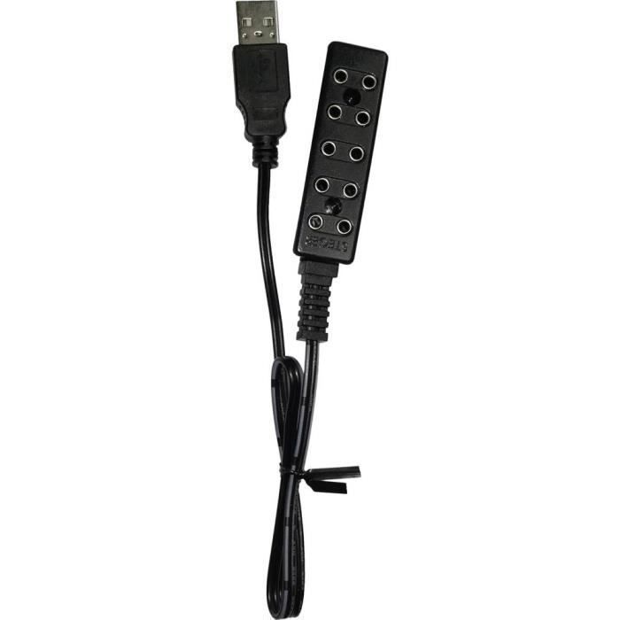 Barrette de distribution Kahlert Licht C 69465 3.5 V avec branchement USB