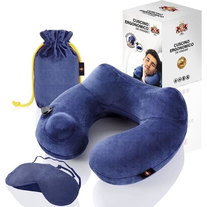 Ergonomique Coussin Gonflable De Voyage, Pour Le Cou Le Top Pour Longs