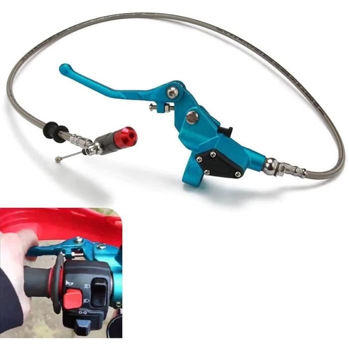 Leviers De Frein & Embrayage Hydraulique Pour Moto 250-500 Cm³ – Réglables 6 Positions, Aluminium CNC | Améliore Réponse Freinage