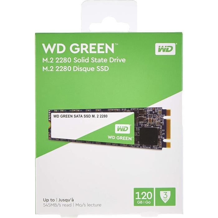 Green 120Go Internal SSD M.2 SATA-[527] Reconditionné -  reconditionné disponible sur Cdiscount Seconde Vie