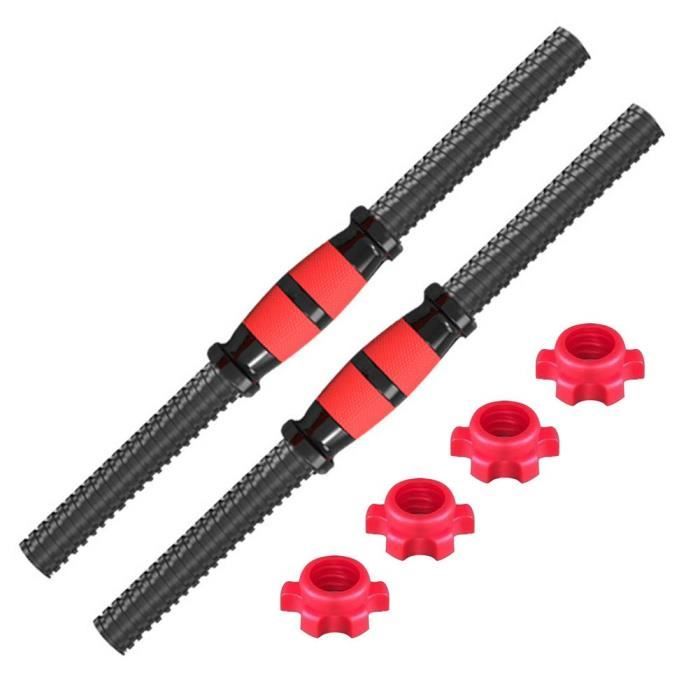 Haltères Hexagonales SPORTNOW 2x4kg - Poignée Antidérapante, Revêtement Plastique