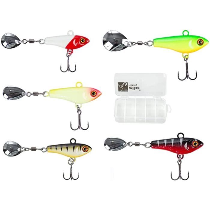 Lot De 6 Leurres De Pêche Jigging (Pilker) 40g - Pour Pêche En Mer, Casting, Spinner, Wobblers