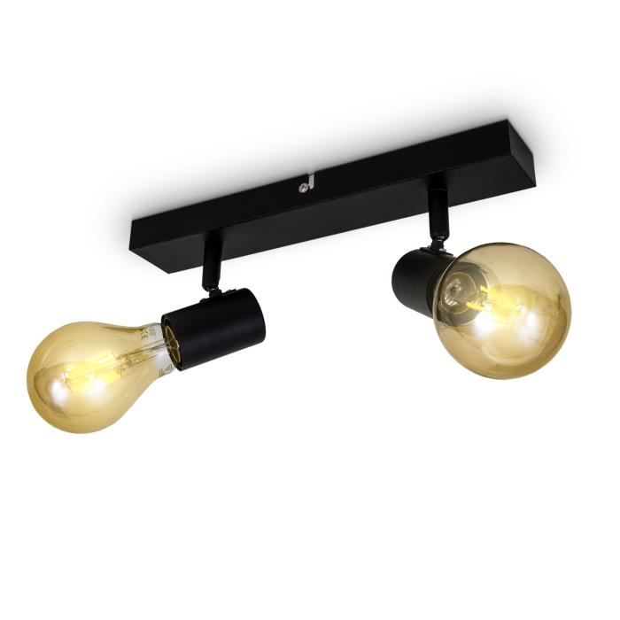 Plafonnier Rétro 2 Spots Orientables, Luminaire Vintage Plafonnier Rétro 2 Spots Orientables, Luminaire Vintage