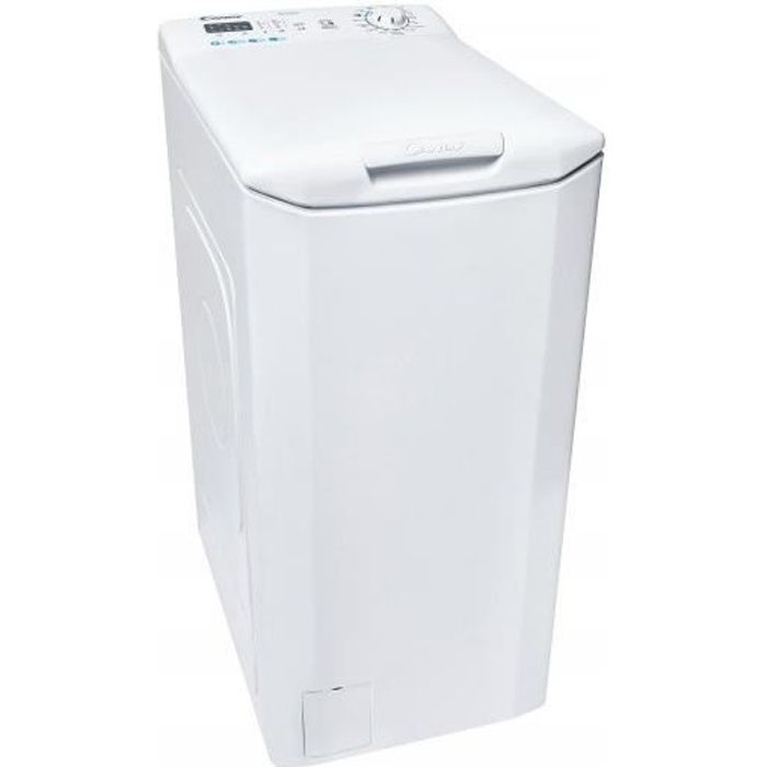 Lave-Linge Top CANDY CSTG28LE147 - Chargement par le dessus - 8 kg - 1200 trs/min - Blanc