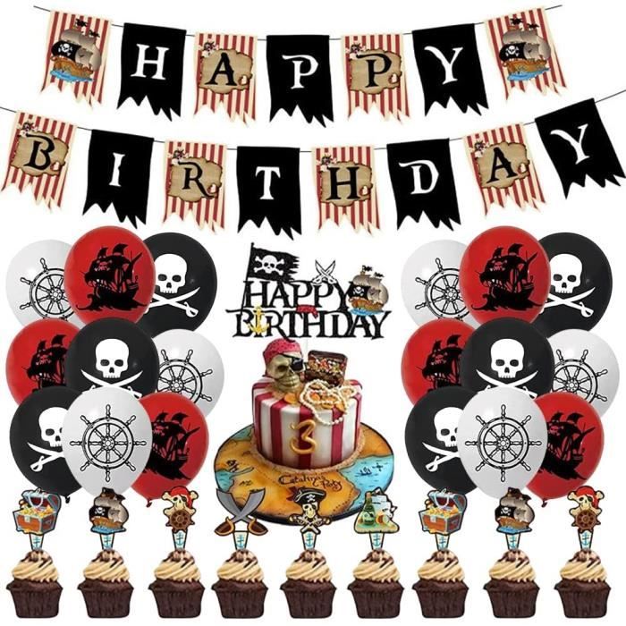Kit Anniversaire Hello Kitty – 187 Pièces : Bannière, Ballons, Assiettes, Déco