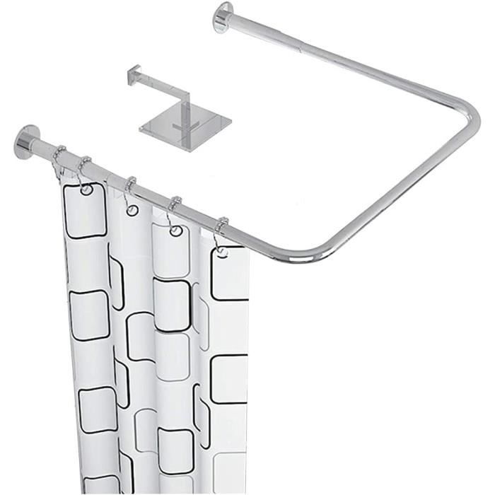 Barre De Douche Angle Sans Percer
