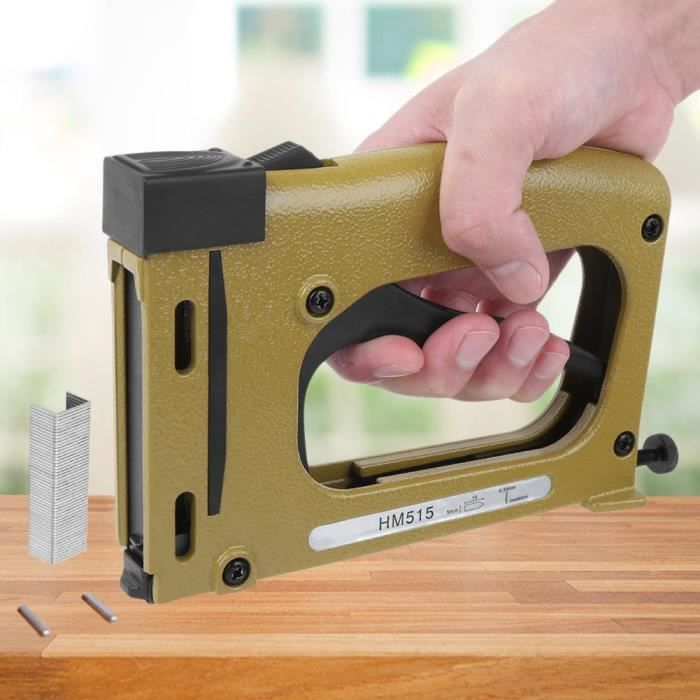 Pistolet à Agrafes ValueMax Heavy Duty - 3 En 1 Manuel, Avec 2000 Agrafes, Neuf