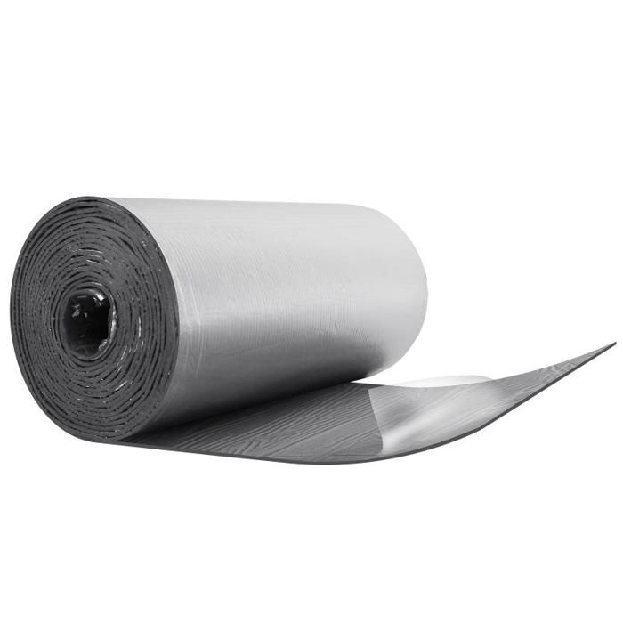 Tapis Insonorisant Auto-Adhésif Aluminium - 100x50x1,5 Cm, Mousse Cellules Fermées - Isolation Thermique Et Acoustique Pour Capot Moteur
