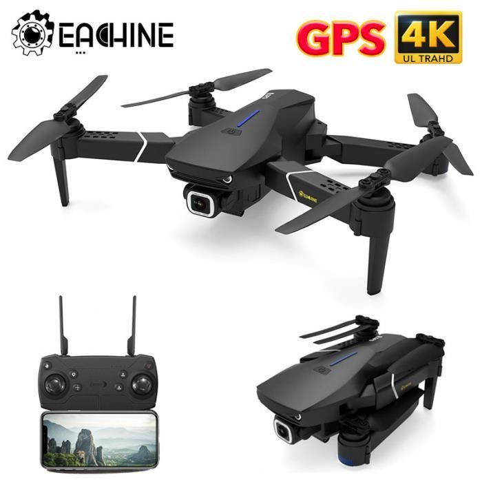 Lilon S88 4K HD Drone Double caméra Grand Angle WiFi FPV Transmission en Temps réel Drone Professionnel gardant la Hauteur Mini quadrirotor pour Adultes/débutants 