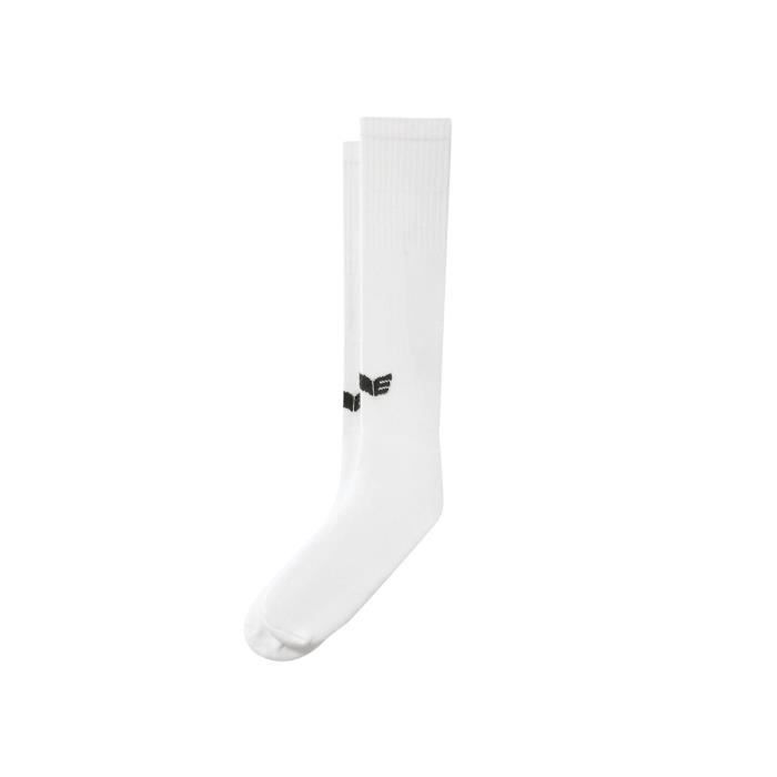 Chaussettes tube - Erima - Blanc - Taille unique - Coton - Confortable et extensible