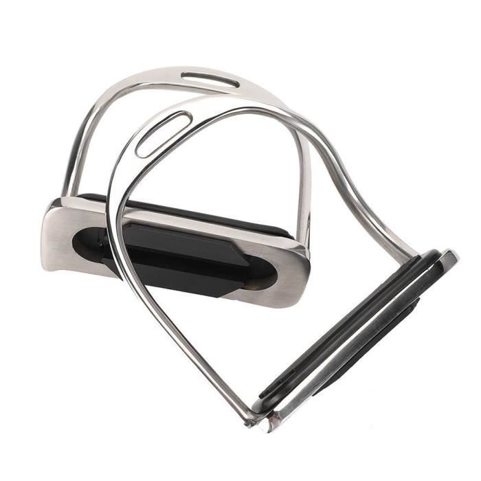 Étrier Galop Cuir Pour équitation - Non Extensible - Boucle Inox - Neuf