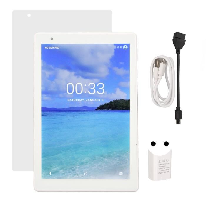 Tablette Enfant 10 Pouces Android 15 - 8 Go RAM, 64 Go ROM - Batterie 6000 MAh - Contrôle Parental - Coque Silicone Incluse - Pour 3-14 Ans