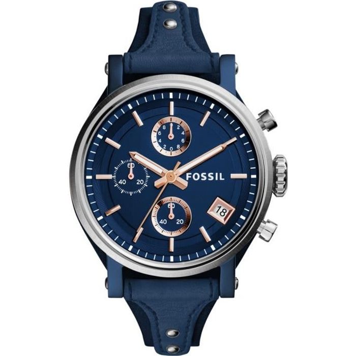 Montre fossil chronographe sale femme