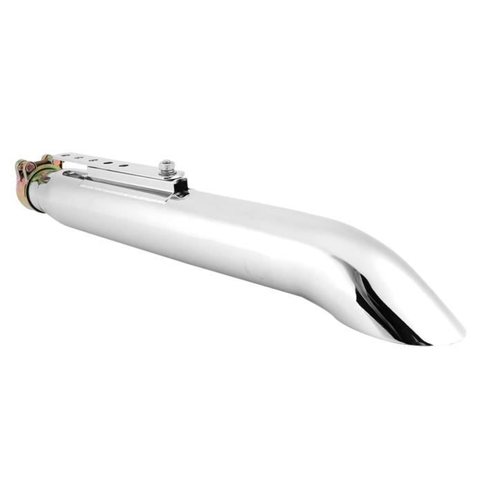 Silencieux D'échappement Rétro Pour Yamaha SR400 - Acier Inoxydable - Style Vintage - Réduction Bruit 30%