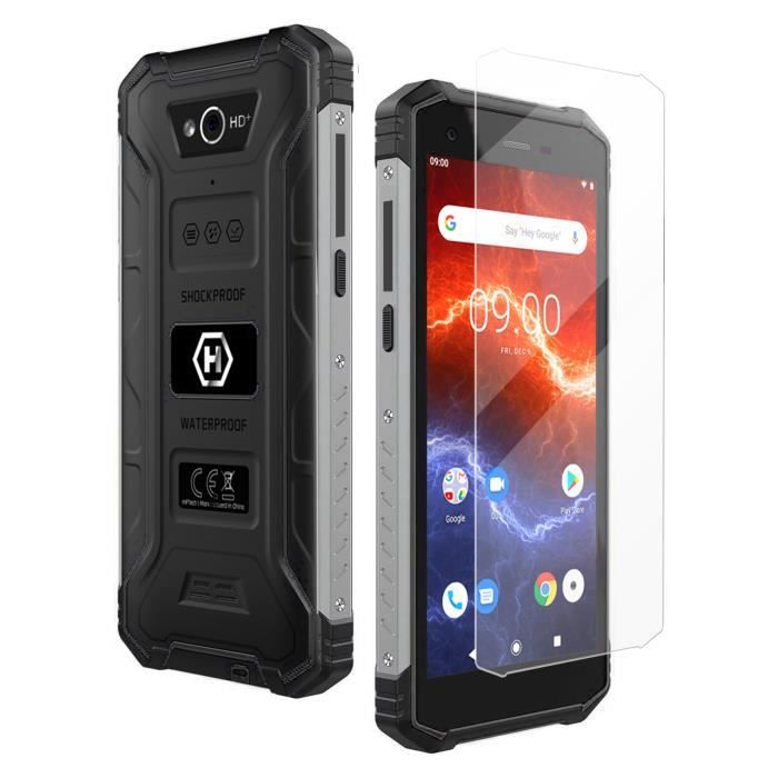 Coque Pour Blackview Shark 8 Avec 2 Pièces Verre Trempé Protection écran,Transparent Anti-Rayures Antichoc-DY68 - Téléphonie
