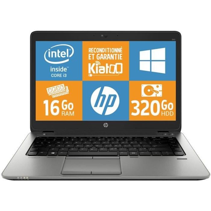 Top achat PC Portable ULTRABOOK HP ELITEBOOK 840 G1 CORE I5 16 go ram 320 go disque dur ORDINATEUR PORTABLE RECONDITIONNE pas cher Top achat PC Portable ULTRABOOK HP ELITEBOOK 840 G1 CORE I5 16 go ram 320 go disque dur ORDINATEUR PORTABLE RECONDITIONNE pas cher