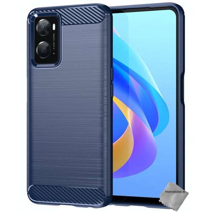 Cover HAOYE 360° Con Protezione Schermo Per Realme 9i / Oppo A36 / A76 / A96 - Custodia Bumper Verde In TPU E PC