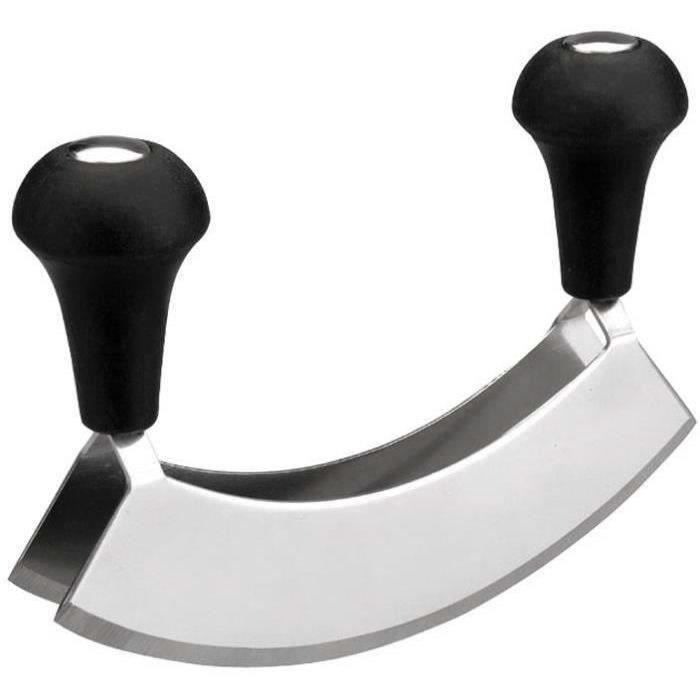 Berçeuse double L : 17 cm - inox