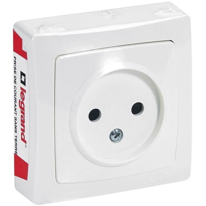 ADAPTATEUR LEGRAND ANCIENNE PRISE SECURITE ENFANTS BLANC 