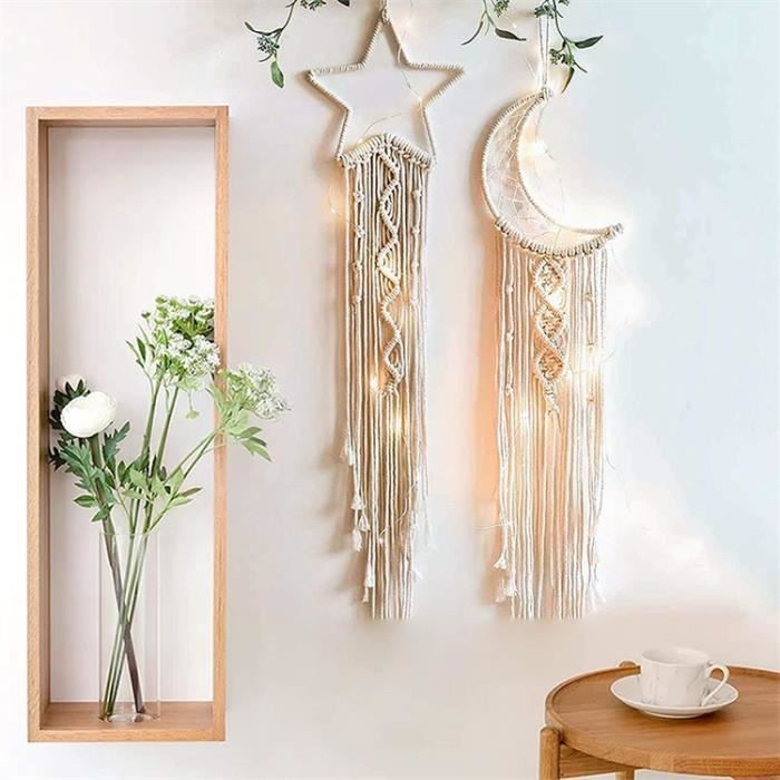 HENJI Naturel Coton Cordon,Corde Coton Tresse,Naturel Corde En Macramé,100m*3mm Corde Macramé