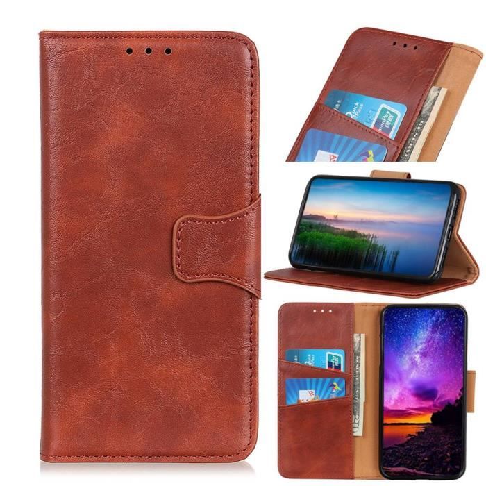 Étui Portefeuille Zanae ZenFone Max (ZC550KL) Marron
