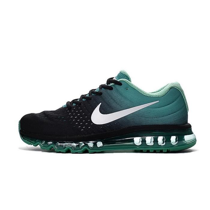 NIKE AIR MAX 2017 BASKETS CHAUSSURES DE HOMME FEMME VERT NOIR TU Chaussures