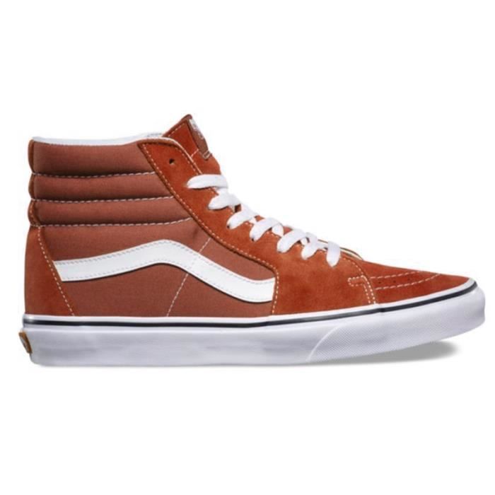 vans femme orange