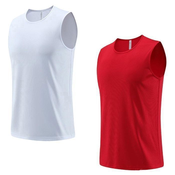 Débardeurs Homme Sans Manches En Maille - Polyester à Séchage Rapide, Neufs Avec étiquettes, Pour Sport