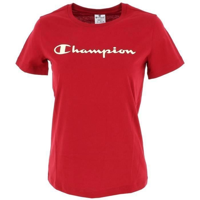 T shirt champion bordeaux best sale