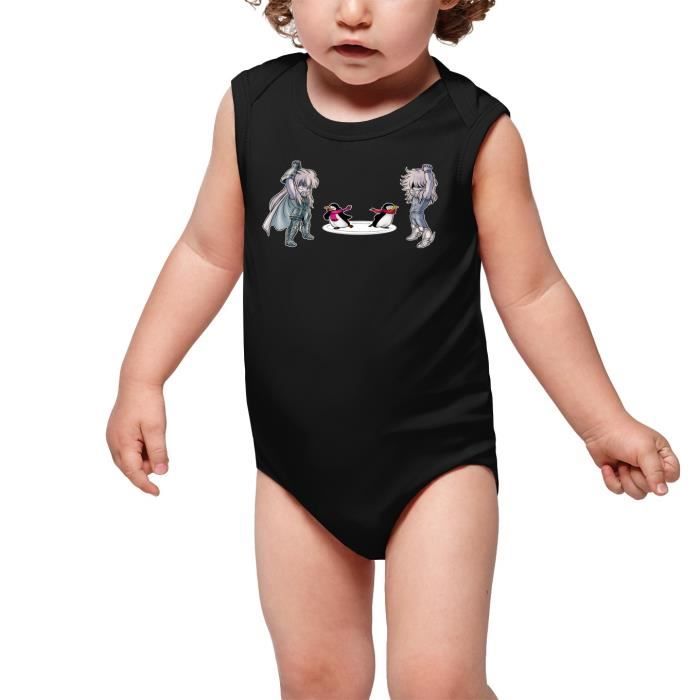 Body Bebe Sans Manches Noir Parodie Saint Seiya Camus Du Verseau Et Hyoga Du Cygne Traduction Body Bebe De Qualite Superieure Noir Cdiscount Pret A Porter