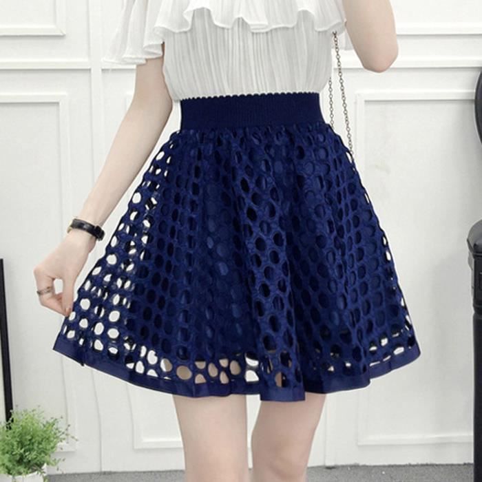 Jupe Longue Balançoire Femme Brittany Nicole Bleue Taille L – Rayonne Motif Géométrique Taille 26 Pouces