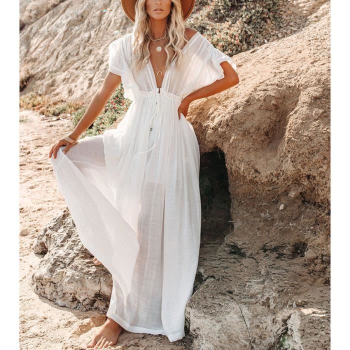 robe maxi blanche
