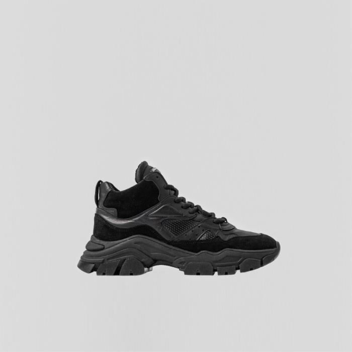 Baskets femme Bronx Tayke Over noir Noir Cdiscount Chaussures