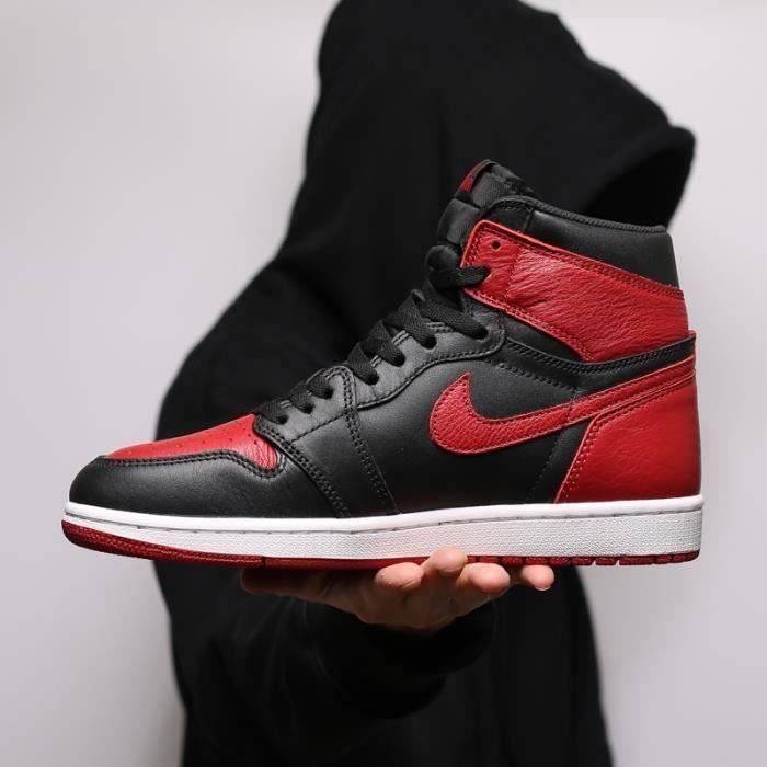 Air jordan homme online noir et rouge