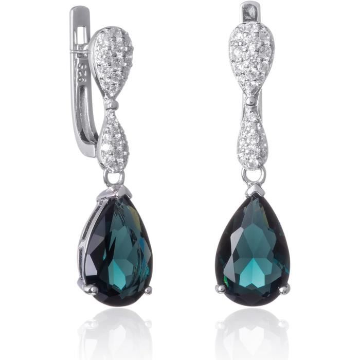 Parure Bijoux Panda-Jewellery - Collier Et Boucles D'Oreilles Argent 925