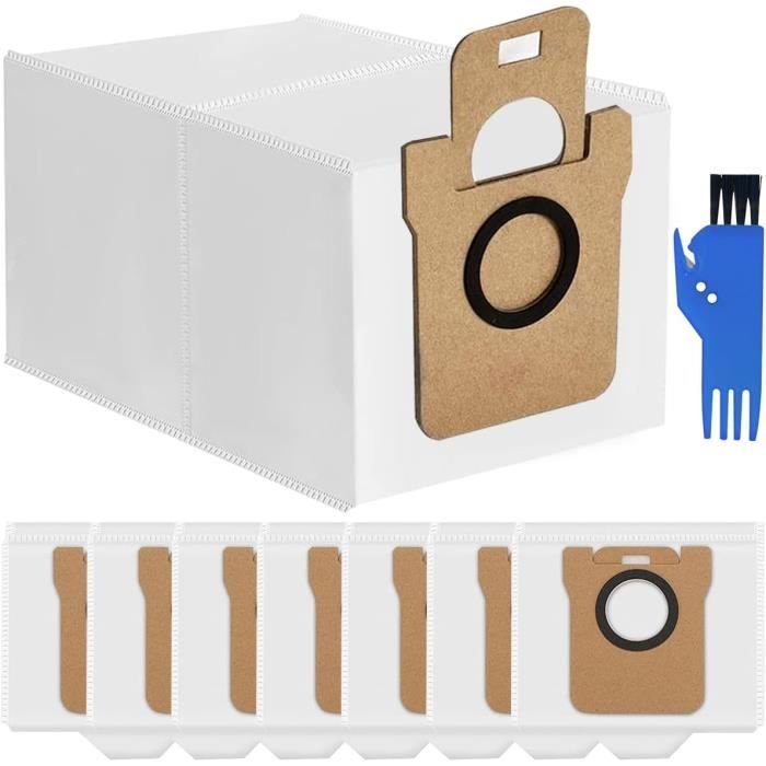 Panni Ricambio Robot Lot De 8 Lingettes Pour Dreame L10s/L10/L20/X40/L40/X50 /L50 Pro Ultra, Xiaomi X20 Pro/Max, Ecovacs Deebot T30 Pro OMNI, T30S Pro A Dreame L10 Prime